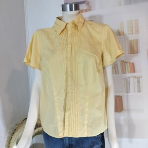 Venezia Soft Yellow Casual Button Down Shirt